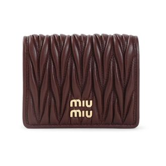 Miu Miu Wallets & Cardholders, female, Brown, Size: ONE SIZE Matelass&eacute; Wallet