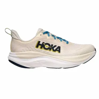 Hoka One One Mens Skyflow Running Shoes In Birch/alabaster