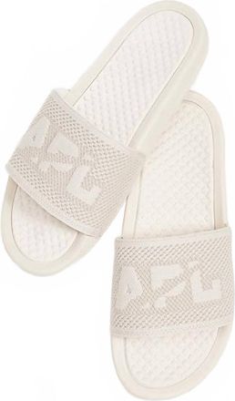 Athletic Propulsion Labs Mens Big Logo Techloom Slide In Parchment