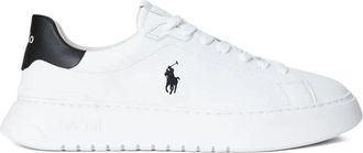 Polo Ralph Lauren RLite Court Low-Top Sneakers - Heren - Sneakers - Wit - 42 EU - Leer - Schoenen
