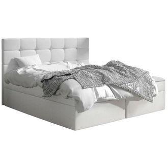 Mirjan24 Cama Continental Comfivo Osculum I, Soft 017, Doble, Continental, 160x200, Cuero Ecol&oacute;gico, Somieres, 163x206x112cm