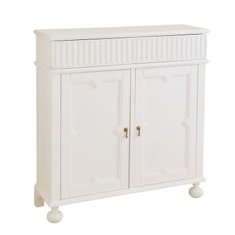 Ballard Designs Mell Cabinet - White - Ballard Designs