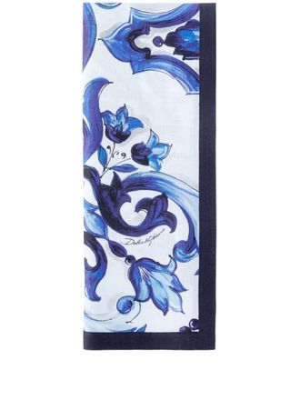Dolce & Gabbana Set di 2 tovaglioli in lino - Blu