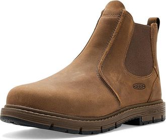 Keen San Jose Pull-On Boot (Soft Toe) Mens Work Boots Belgian/Gum : 11.5 D - Medium, Leather