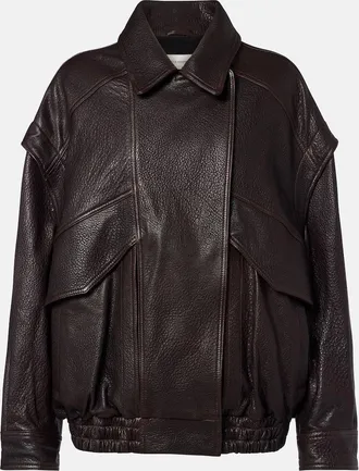 Nour Hammour Chaqueta bomber Micah de piel