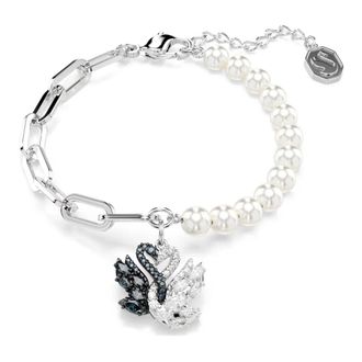 Swarovski Horloges - unisex - Armbanden - Grijs - ONE Size - Leer - Accessoires