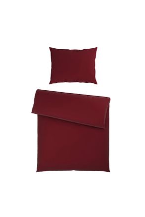 Novel Bettw&auml;sche, Weinrot, Textil, Uni, 140x200 cm, pflegeleicht, atmungsaktiv, schadstoffgepr&uuml;ft, Heimtextilien, Bettw&auml;sche & Leint&uuml;cher, Bettw&auml;sche, Satin