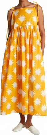 Compa&ntilde;&iacute;afant&aacute;stica Strappy Maxi Dress In Big Sun Yellow