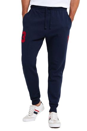 U.S.Polo Association U.S. Polo Assn Mens Player BB Joggers - Navy Blazer Large