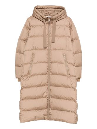 Marc O'Polo hooded padded oversized coat - Bruin