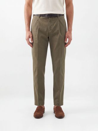 Pantaloni Torino Pantaloni sartoriali in misto cotone stretch