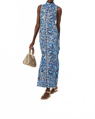 Lilly Pulitzer Daisee Maxi Shift Dress In Low Tide Navy The Casbah Engineered