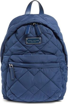 Marc Jacobs Quilted Nylon School Backpack in Azure Blue at Nordstrom Rack