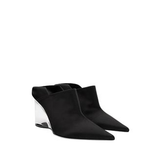 Alaia Wedge Heeled Mules