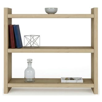 Dmora Estante Rizza, 2 Estantes, Tono Color Estructura Roble Claro, 44x10x40h Cm Marr&oacute;n Roble Claro