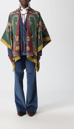 Etro Cappotto con cappuccio Etro in lana paisley