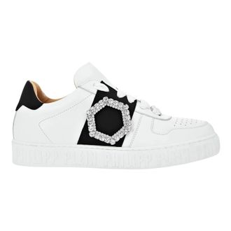 Philipp Plein Dames, Schoenen, Wit, Maat: 35 EU Leer