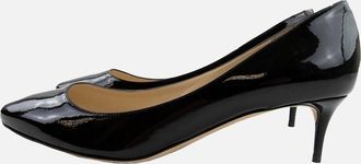 Jimmy Choo London Womens Jimmy Choo Esme 50 Patent Leather Pumps Black - Size: 5.5