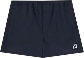 Valentino Badmode, Heren, Blauw, L, V Logo Swimwear