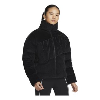 Nike (WMNS) Nike Sportswear Essential Therma-FIT Oversize Corduroy Down Jacket Black FD8214-010