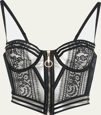 Livy Batignolles Lace & Tulle Bustier