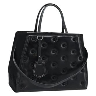 Fendi Pre-owned Patent Leather Hand Bag - Dames - Vintage Handtas - Zwart - ONE Size - Vintage