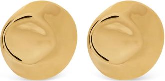 Nina Ricci Dented Medallion earrings - Goud