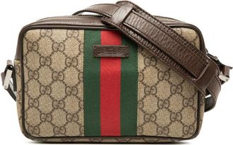 Gucci Pre-owned Gucci GG Supreme Web Crossbody Unisex NAA2CMBWX4MZGOGS
