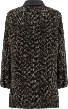 Max Mara Womens Multicolor Virgin Wool Shell Jacket Clothing