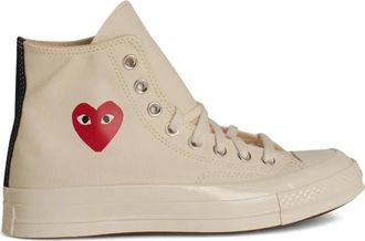Comme Des Gar&ccedil;ons Ct 70 Small Red Heart Low - Dames - Sneakers - Beige - 35 EU - Schoenen