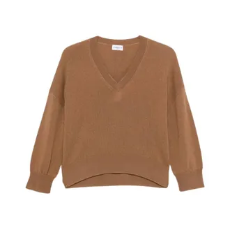 Marella Truien & Vesten, Dames, Bruin, L, V-neck Truien