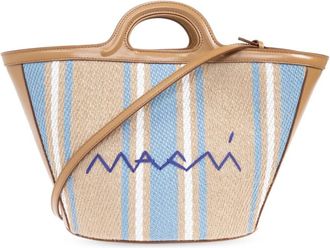 Marni Shopper Type Tas - Dames - Handtassen - Beige - ONE Size - Katoen - Tassen