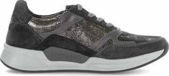 Gabor Wedge Sneaker - Dames - Schoenen - Grijs - Maat: 38 EU Leer