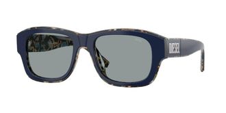 Diesel DL2020U 2070/1 Mens Sunglasses Blue Size 52