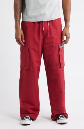 Honor The Gift Cotton Cargo Pants in Plum at Nordstrom, Size Xx-Large