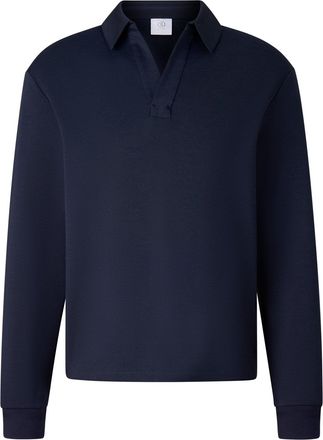 Bogner Lionel polo sweatshirt for men - Navy blue - XXL