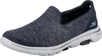 Skechers Womens Go Walk 5 Honor Sneaker, Navy/White, 7 UK Wide