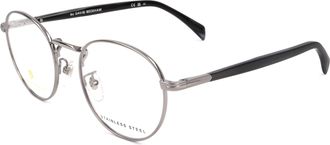 David Beckham Mens 51 mm Gold Opticals