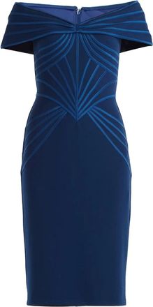 Tadashi Shoji Sheath off-shoulder dress - Blue