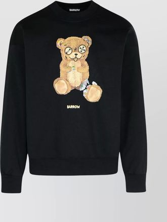 Barrow crew neck graphic print sweatshirt