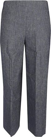 Via Masini 80 Straight Broeken - Dames - Straight fit broeken - Blauw - M - Broeken