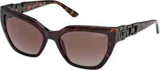 Guess Cat Eye Zonnebril - Dames - Zonnebrillen - Bruin - 55 MM - Accessoires