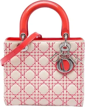Dior Pre-owned Lady Dior - Dames - Pre-owned - Veelkleurig - Maat: ONE Size Zijde