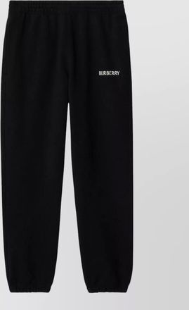 Burberry cotton slim-fit straight track pants
