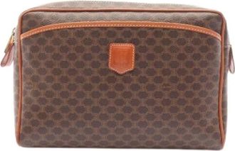 Celine Pre-owned Macadam Clutch Handbag - Dames - Vintage Schoudertas - Bruin - ONE Size - Vintage