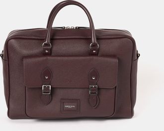 The Cambridge Satchel Company The Brief - Bordeaux Calf Grain