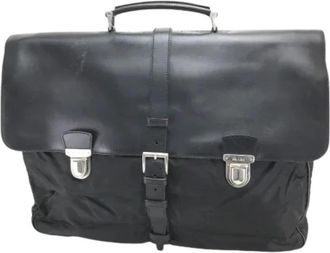 Prada Pre-owned Vintage Handbag - unisex - Vintage Tassen - Zwart - ONE Size - Leer - Vintage