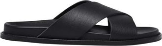Max Mara Vanity Ciabatta - Dames - Sandalen - Zwart - 36 EU - Leer - Schoenen