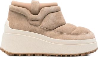 Ash padded platform boots - women - Leather/Rubber/Leather - 39 - Neutrals