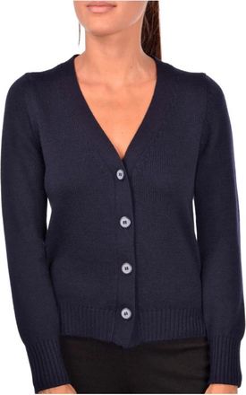 Gran Sasso Stijlvolle Cardigan voor Mannen - Dames - Vesten - Blauw - L - Truien & Vesten